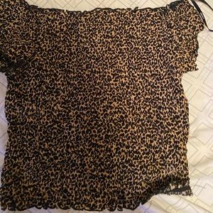 Cheetah print shirt
